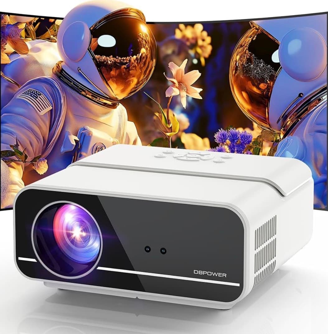 Proyector dbpower 4k enfoque automático 600 ansi wifi
