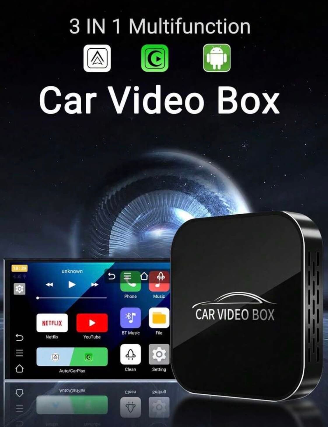 Adaptador CarPlay 3 en 1